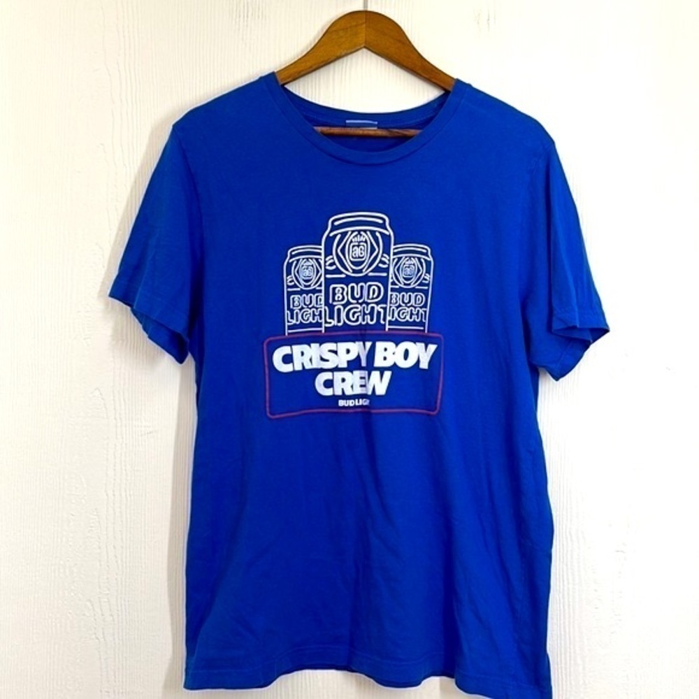 Bud Light - Crispy Boy Crew Beer Can Graphic Short Sleeve T Size Medium - Picture 6 of 9
